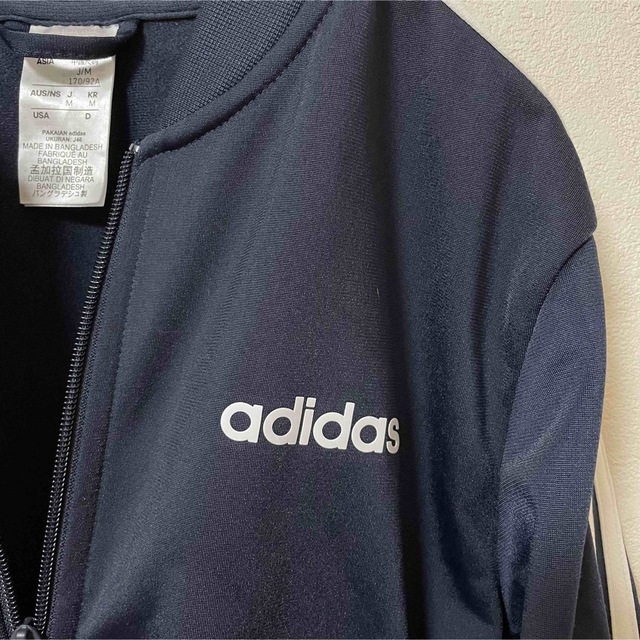 ✨美品✨Adidas アディダス クローバー文字ロゴ三本縞 ワッフルジャケットM