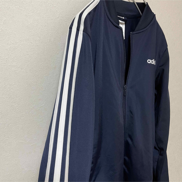 NY100 adidas パフォーマンスロゴ ネイビー ジャージ M