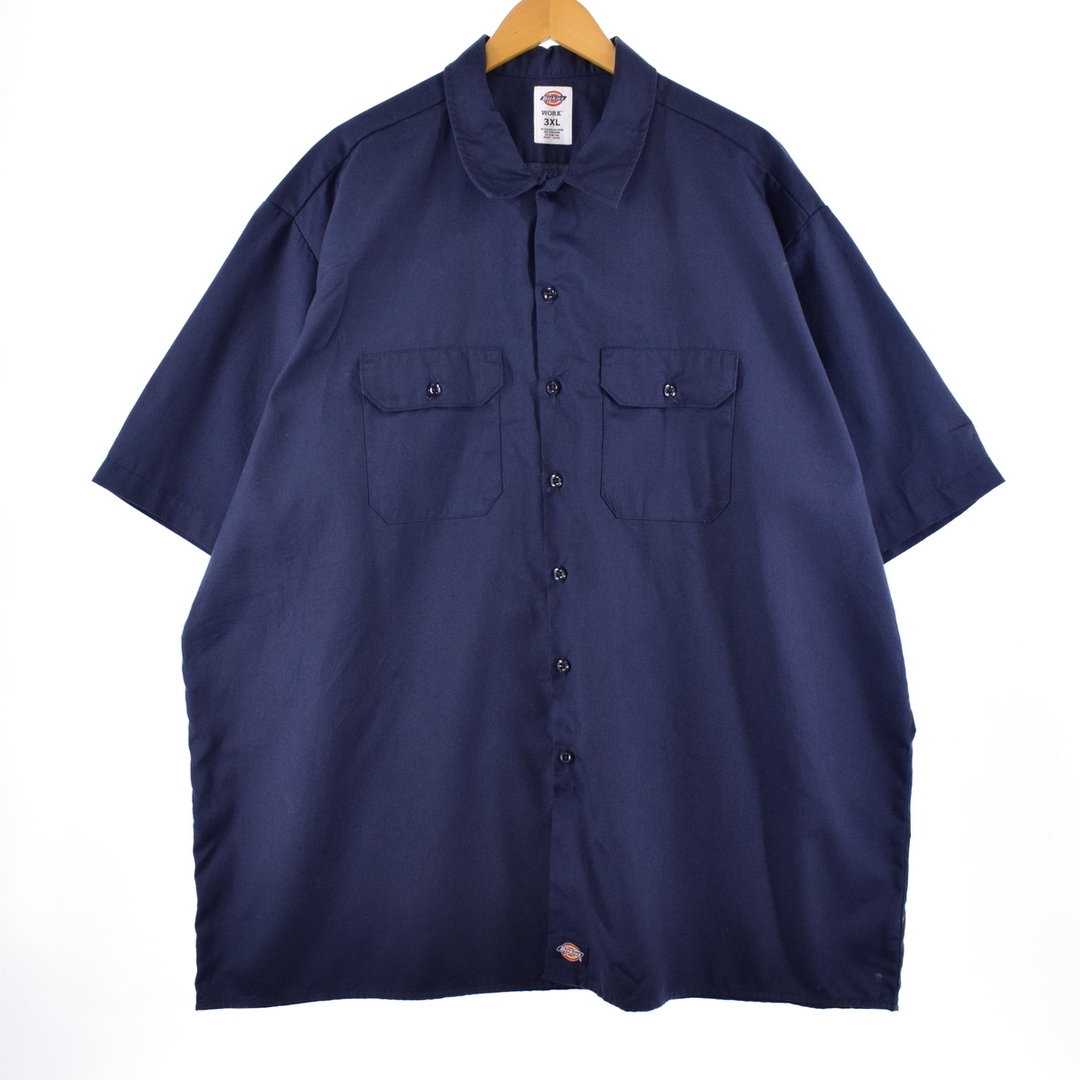 Dickies(ディッキーズ)の古着 ビックサイズ ディッキーズ Dickies 半袖 ワークシャツ メンズXXXL /eaa336105 メンズのトップス(シャツ)の商品写真