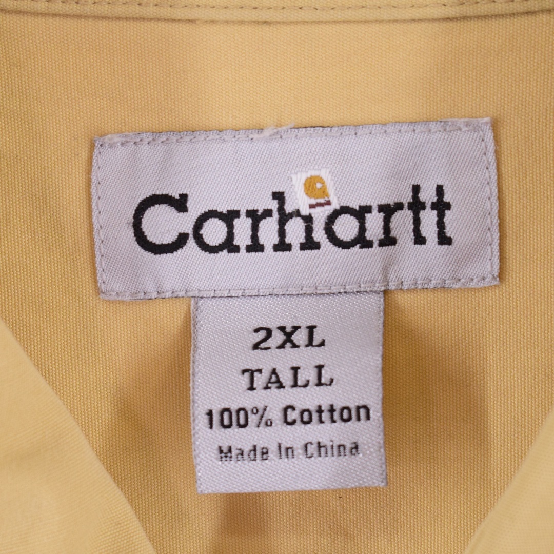 carhartt(カーハート)の古着 ビッグサイズ カーハート Carhartt 半袖 ワークシャツ メンズXXXL /eaa338034 メンズのトップス(シャツ)の商品写真