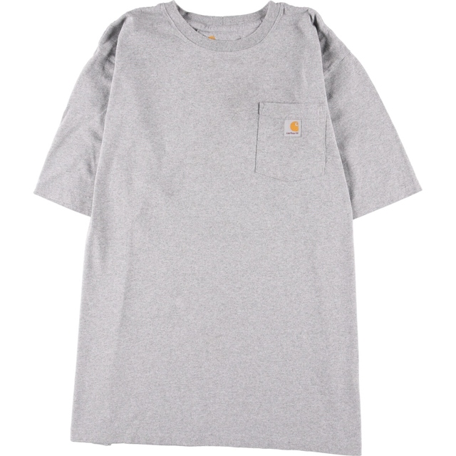 カーハート Carhartt ORIGINAL FIT 半袖 ワンポイントロゴポケットTシャツ メンズXL /eaa338107