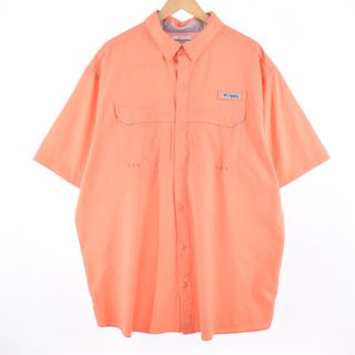 コロンビア(Columbia)の古着 コロンビア Columbia PFG 半袖 フィッシングシャツ メンズXL /eaa338596(シャツ)