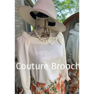 クチュールブローチ(Couture Brooch)の綺麗なお姉さんのCouture Broochエレガントリボントップス(シャツ/ブラウス(長袖/七分))