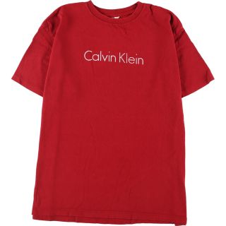 カルバンクライン(Calvin Klein)の古着 カルバンクライン Calvin klein 半袖 プリントTシャツ USA製 メンズL /eaa338749(Tシャツ/カットソー(半袖/袖なし))