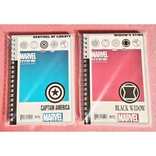 マーベル(MARVEL)のMARVEL　マーベル　リングノート　B6サイズ　ノート　メモ帳(ノート/メモ帳/ふせん)