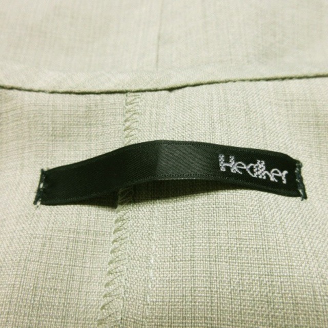 heather(ヘザー)のヘザー ジャケット テーラード セーラー 半袖 オーバーサイズ シャリ感 F 緑 レディースのジャケット/アウター(その他)の商品写真