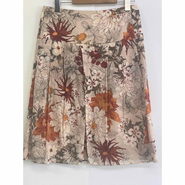 VALENTINO ROMA ヴァレンティノ ローマ 花柄総柄スカート - ひざ丈スカート