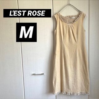 レストローズ(L'EST ROSE)のL'EST ROSE レストローズ　レディース　ワンピース　タンクトップ　M(ひざ丈ワンピース)