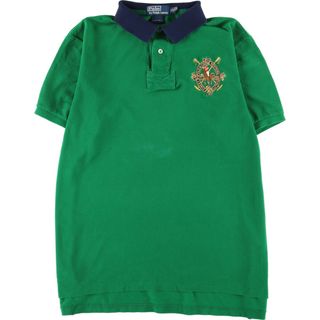 ラルフローレン(Ralph Lauren)の古着 ラルフローレン Ralph Lauren POLO by Ralph Lauren 半袖 ラガーシャツ メンズL /eaa338900(ポロシャツ)