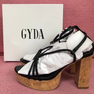 ジェイダ(GYDA)の美品　GYDA  ジェイダ　サンダル　ブラック　黒　L(サンダル)