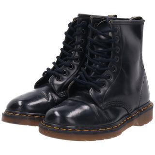 ドクターマーチン(Dr.Martens)の古着 ドクターマーチン Dr.Martens 8ホールブーツ 英国製 UK4 レディース22.5cm /saa010986(ブーツ)