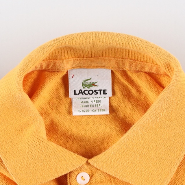 ラコステ LACOSTE 半袖 ポロシャツ 7 メンズL /eaa338903 2