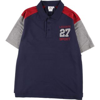 ラコステ(LACOSTE)の古着 ラコステ LACOSTE LACOSTE SPORT 半袖 ポロシャツ 9R メンズXL /eaa338905(ポロシャツ)