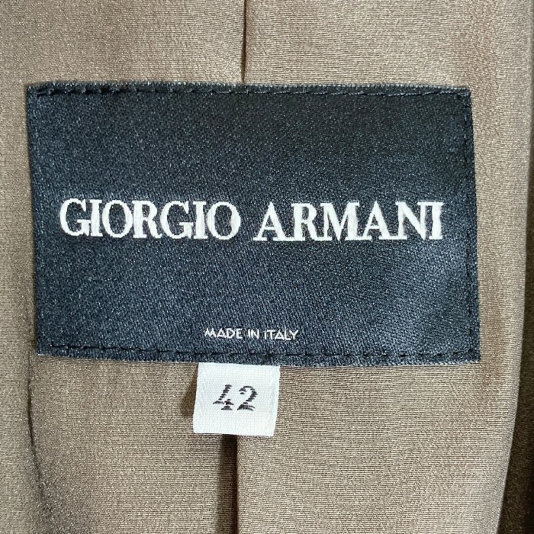 ★ジョルジオアルマーニ ストライプジャケット グレー size42 レディースのジャケット/アウター(その他)の商品写真