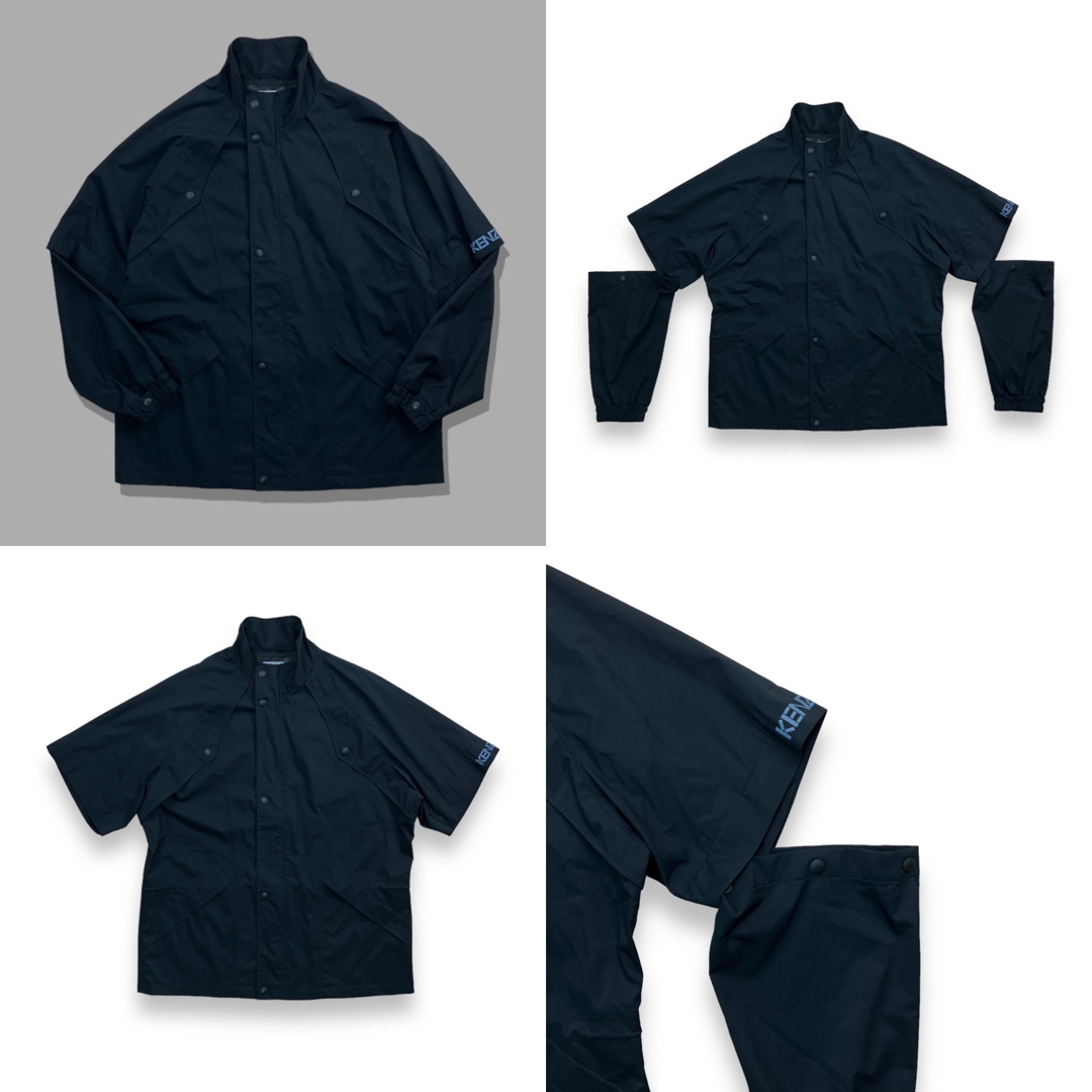KENZO - 90s KENZO ケンゾー デタッチャブルナイロンジャケット KENZO - 90s KENZO ケンゾー デタッチャブルナイロンジャケット