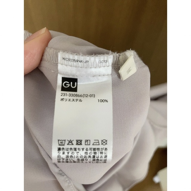 GU(ジーユー)のGU 半袖シャツ レディースのトップス(シャツ/ブラウス(半袖/袖なし))の商品写真