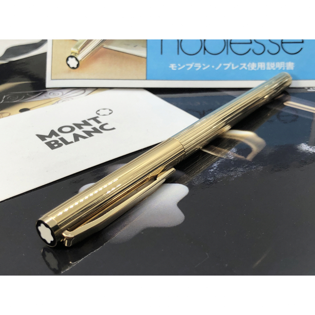 MONTBLANC(モンブラン)の※金運を呼ぶ総金張り未使用に近い価値の高い逸品！No1147ノブレス★モンブラン インテリア/住まい/日用品の文房具(ペン/マーカー)の商品写真