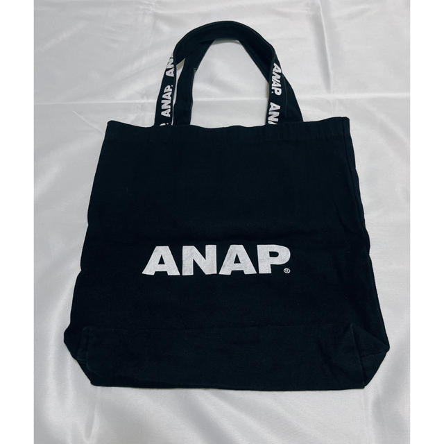 ANAP(アナップ)のANAP ANAPロゴトートバッグ（ブラック）   レディースのバッグ(トートバッグ)の商品写真