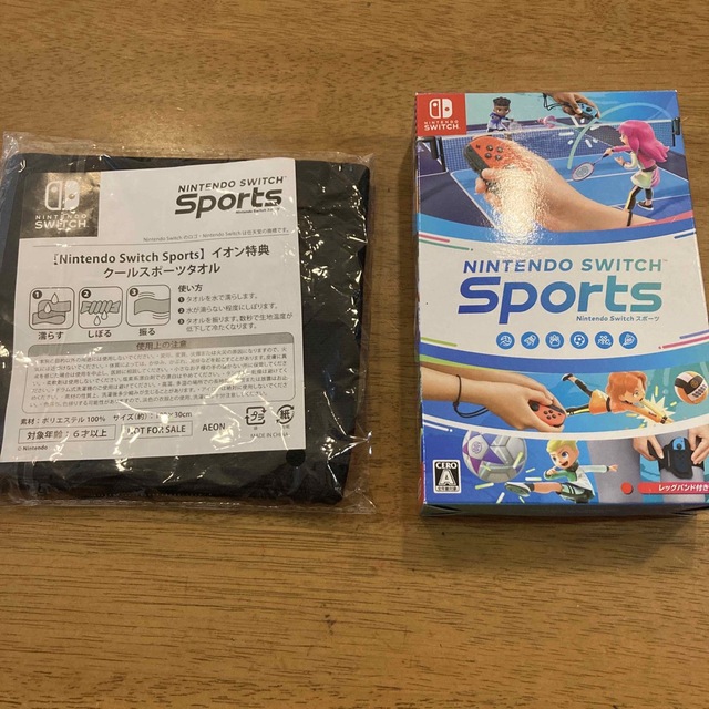 Nintendo Switch(ニンテンドースイッチ)の値下げ不可　Nintendo Switch Sports Switch 特典付き エンタメ/ホビーのゲームソフト/ゲーム機本体(家庭用ゲームソフト)の商品写真