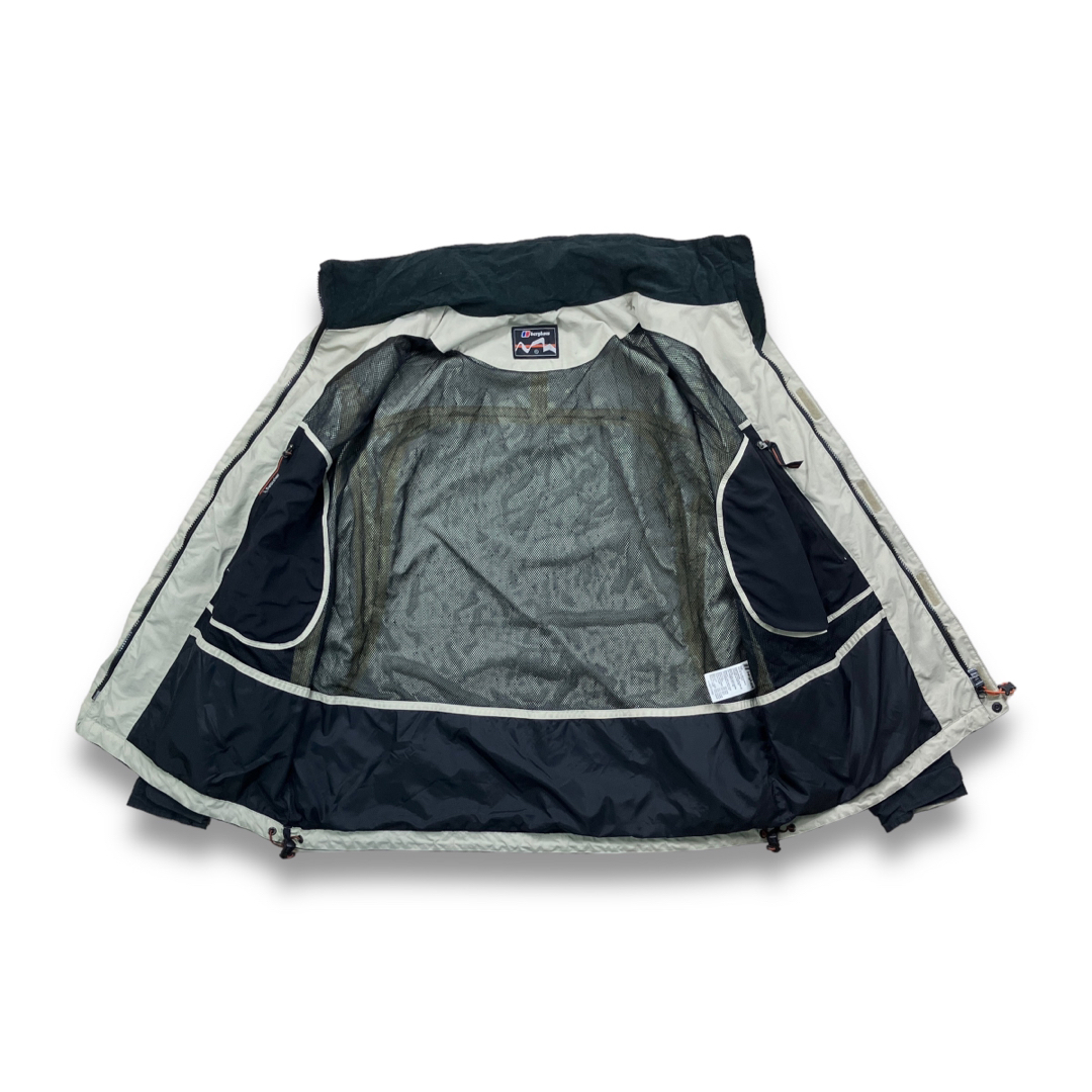 berghaus GORE-TEX ゴアテックス マウンテンパーカー アウトドア キャンプ アウター 防寒 ネイビー (レディース 14) O9061
