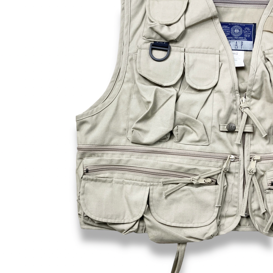 GAP - 90s OLD GAP オールドギャップ フィッシングベスト ギミック