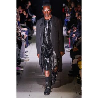 【美品】  COMME des GARCONS HOMME PLUS / コムデギャルソンオムプリュス | AD2020 2021SS | Metal Outlaw メタルアウトロー ウールギャバジン ステッチワーク 1B シングル ジャケット | L | ブラック | メンズ