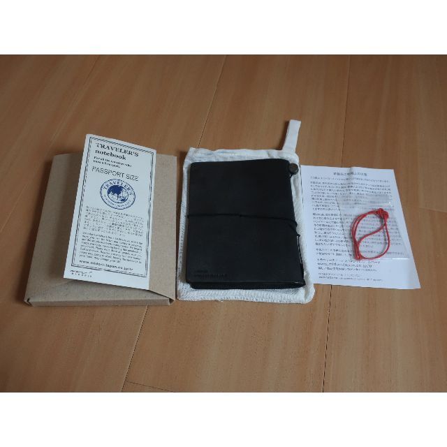 トラベラーズノート　パスポートサイズ　ブラック　新品　トラベラーズファクトリー