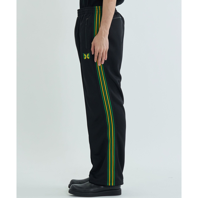 Needles(ニードルス)のNEEDLES TRACKPANTS 別注STUDIOUS 黒23ss メンズのパンツ(スラックス)の商品写真