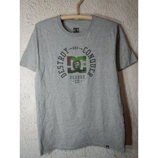 ディーシーシュー(DC SHOE)のo6372　DC SHOE CO　半袖　tシャツ　ロゴ　デザイン　ストリート(Tシャツ/カットソー(半袖/袖なし))