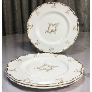 ロイヤルドルトン(Royal Doulton)のロイヤルドルトン　モンティーニュ　20cmデザートプレート　3枚組(食器)