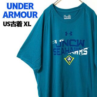 アンダーアーマー(UNDER ARMOUR)のUS古着 アンダーアーマー 半袖Tシャツ ゆるだぼ カレッジT シーホークス(Tシャツ/カットソー(半袖/袖なし))