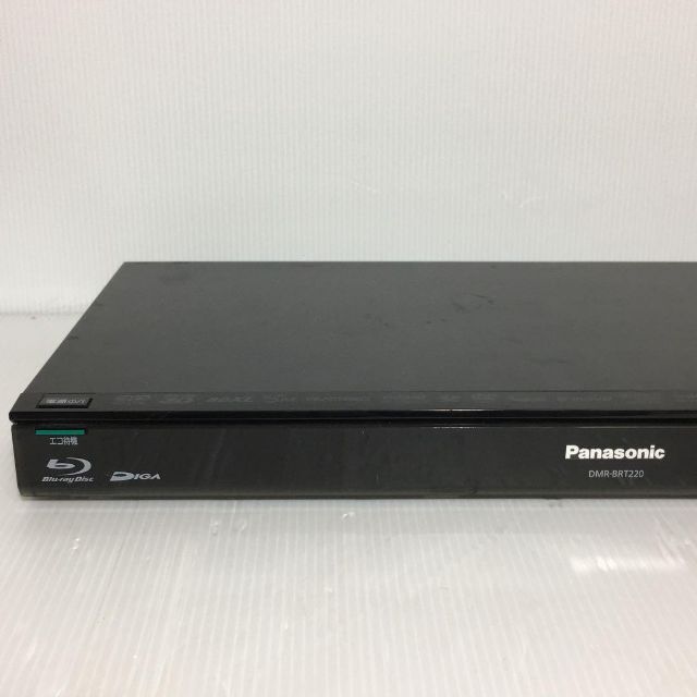 Panasonic(パナソニック)の【美品】Panasonic　ブルーレイレコーダー　DMR-BRT220 スマホ/家電/カメラのテレビ/映像機器(ブルーレイレコーダー)の商品写真