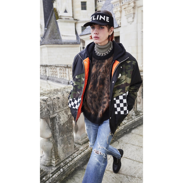21AW Celine セリーヌ ナイロンルーズブルゾン 44 テディジャケット