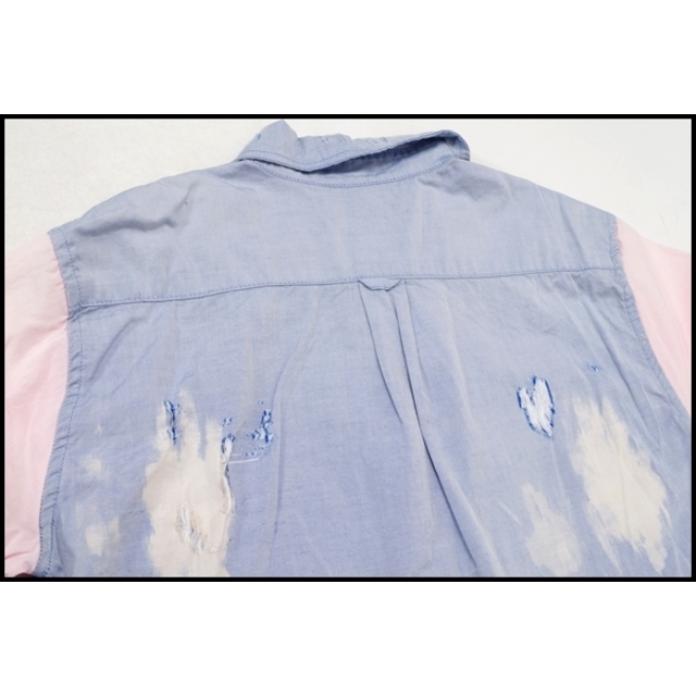 NSFエヌエスエフ ドゥーズィエムクラス購入2015SS 2トーンシャツ【LSHA36433】