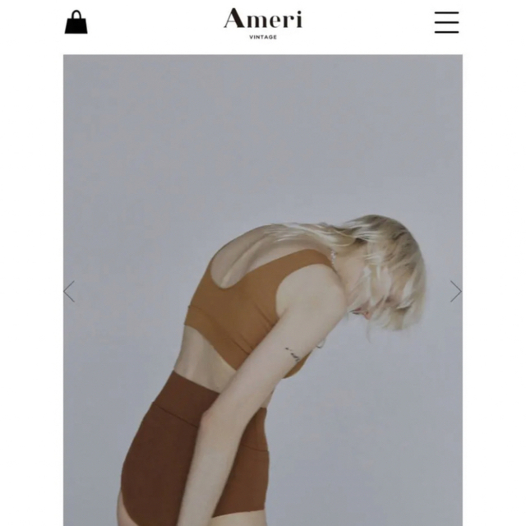 Ameri VINTAGE(アメリヴィンテージ)のamerivintage 水着DOUBLE TAG TANK SWIM WEAR レディースの水着/浴衣(水着)の商品写真