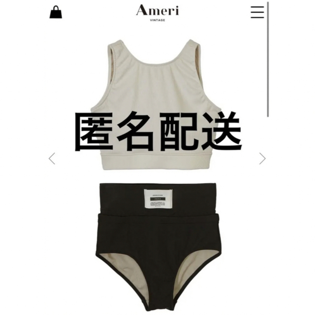 Ameri VINTAGE(アメリヴィンテージ)のamerivintage 水着DOUBLE TAG TANK SWIM WEAR レディースの水着/浴衣(水着)の商品写真