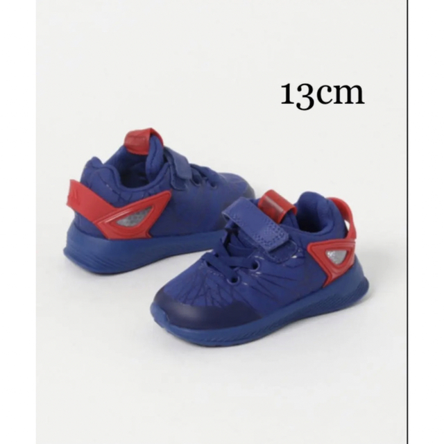 adidas(アディダス)のアディダス　スパイダーマン　スニーカー キッズ/ベビー/マタニティのベビー靴/シューズ(~14cm)(スニーカー)の商品写真
