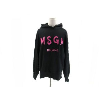 【美品】MSGM エムエスジーエム パーカー ブラック S