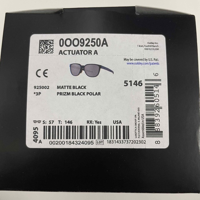 OAKLEY ACTUATOR PRIZM BLACK POLARIZED 偏光 5