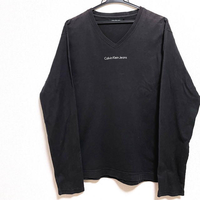 Calvin Klein(カルバンクライン)のused★L★CK★カルバンクライン メンズのトップス(Tシャツ/カットソー(七分/長袖))の商品写真