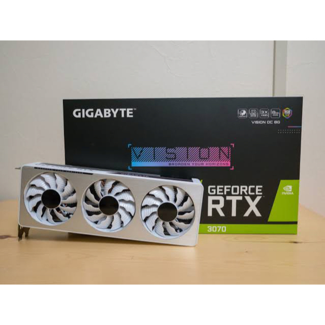 PC/タブレットGIGABYTE RTX 3070 VISION OC 非LHR