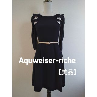 アプワイザーリッシェ(Apuweiser-riche)の【美品】アプワイザーリッシェ　フォーマルワンピース(ひざ丈スカート)