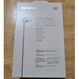 ONKYO - ONKYO カナル型イヤホン マイク付き ハイレゾ ホワイト E700M