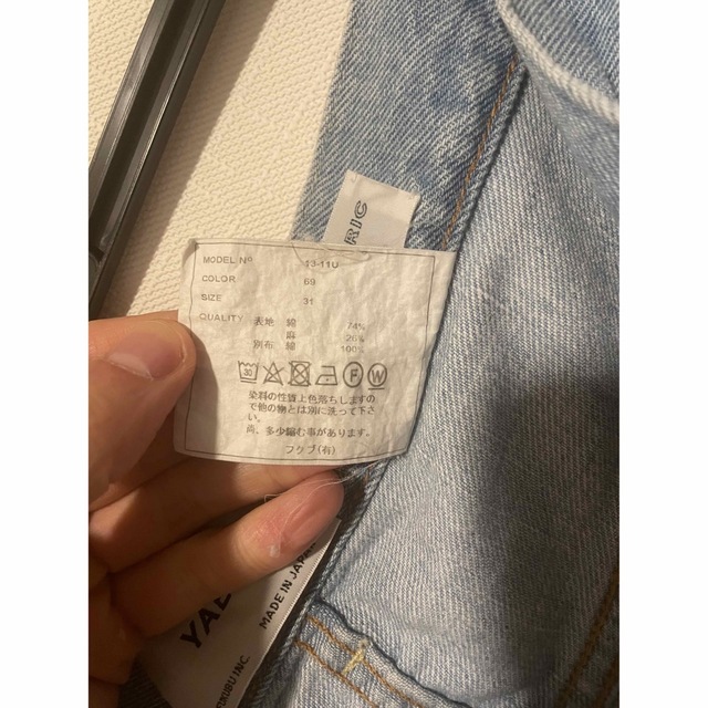 YAECA(ヤエカ)のyaeca DENIM WIDE STRAIGHT 21ss メンズのパンツ(デニム/ジーンズ)の商品写真