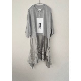 【新品】MM6 MaisonMargiela  半袖Tシャツ サテンワンピース