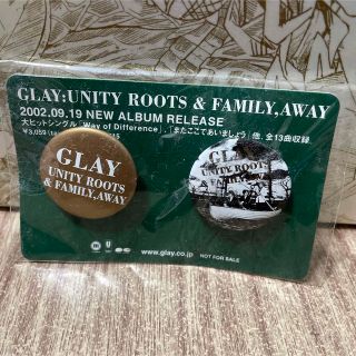 GLAY アルバム特典　缶バッジ　2002(ミュージシャン)