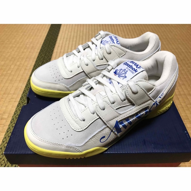 スニーカーREEBOK WORKOUT PLUS AWAKE NY CHALK 25cm