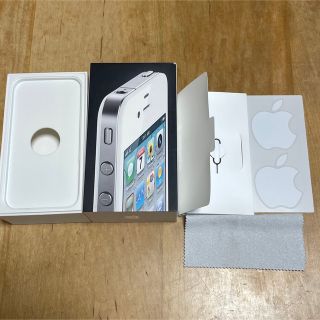 アイフォーン(iPhone)のiphone4  16GB   空箱　ステッカー付き！(その他)