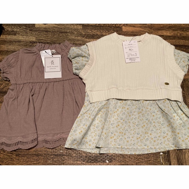 Rope' Picnic(ロペピクニック)のbaiya ロペピクニック　Tシャツ　トップス　80 新品　チュニック　カットソ キッズ/ベビー/マタニティのベビー服(~85cm)(Ｔシャツ)の商品写真