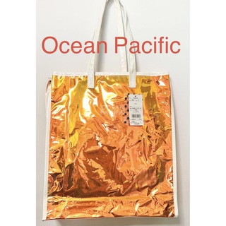 オーシャンパシフィック(OCEAN PACIFIC)の【Ocean Pacific】オーロラバッグ（オレンジ）☆新品タグ付き☆(トートバッグ)